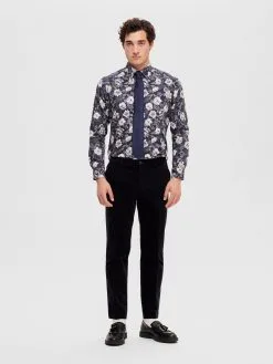 Selected Homme Casual Overhemden Regular Fit Overhemd Ethan Heren Navy -Selected Homme Groot Warenhuis 706b0d0c35c8355f1a59b98c85bb2dfb