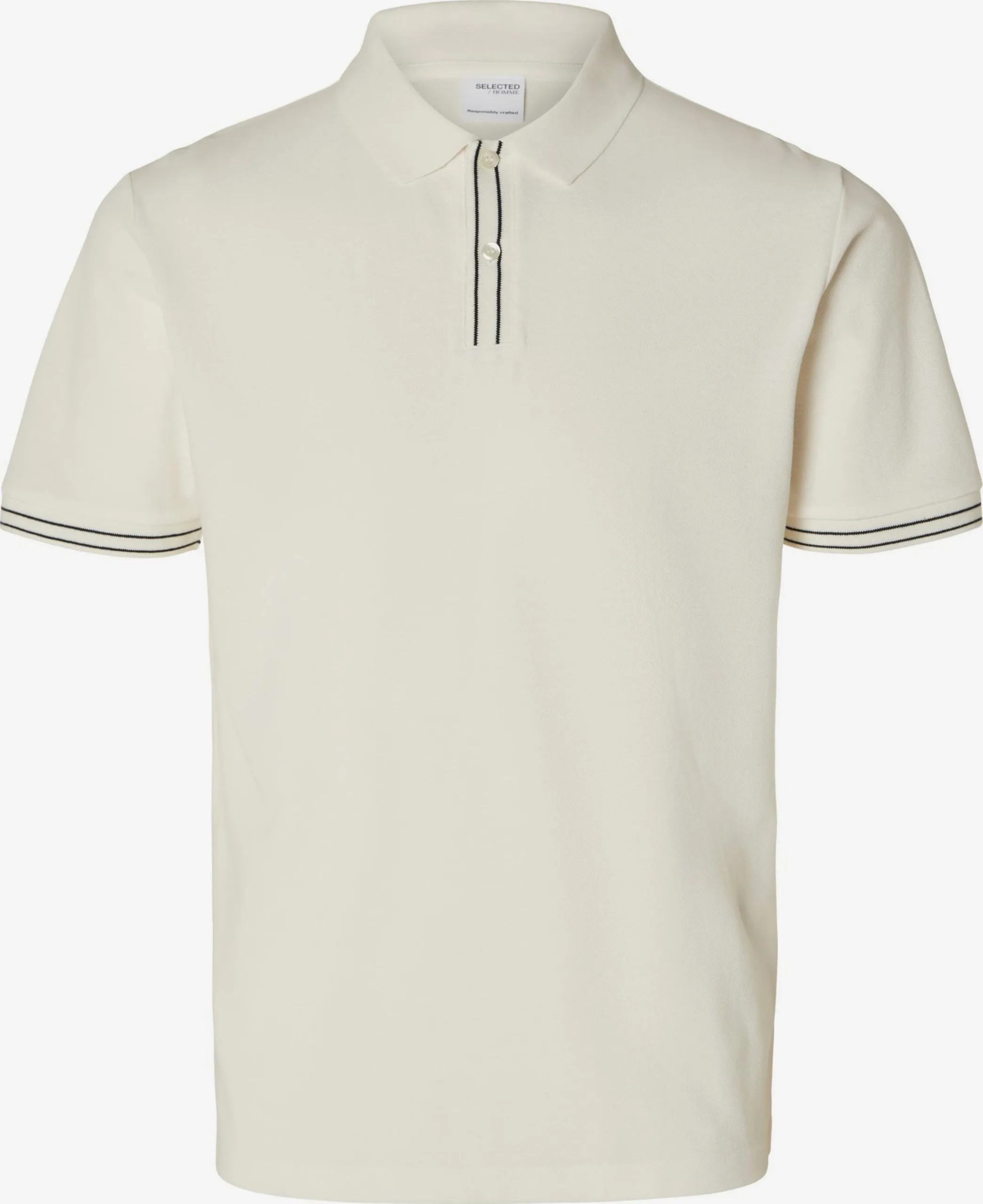 Selected Homme Polos Shirt Freddy Heren Wolwit 3 Selected Homme Polos Shirt Freddy Heren Wolwit