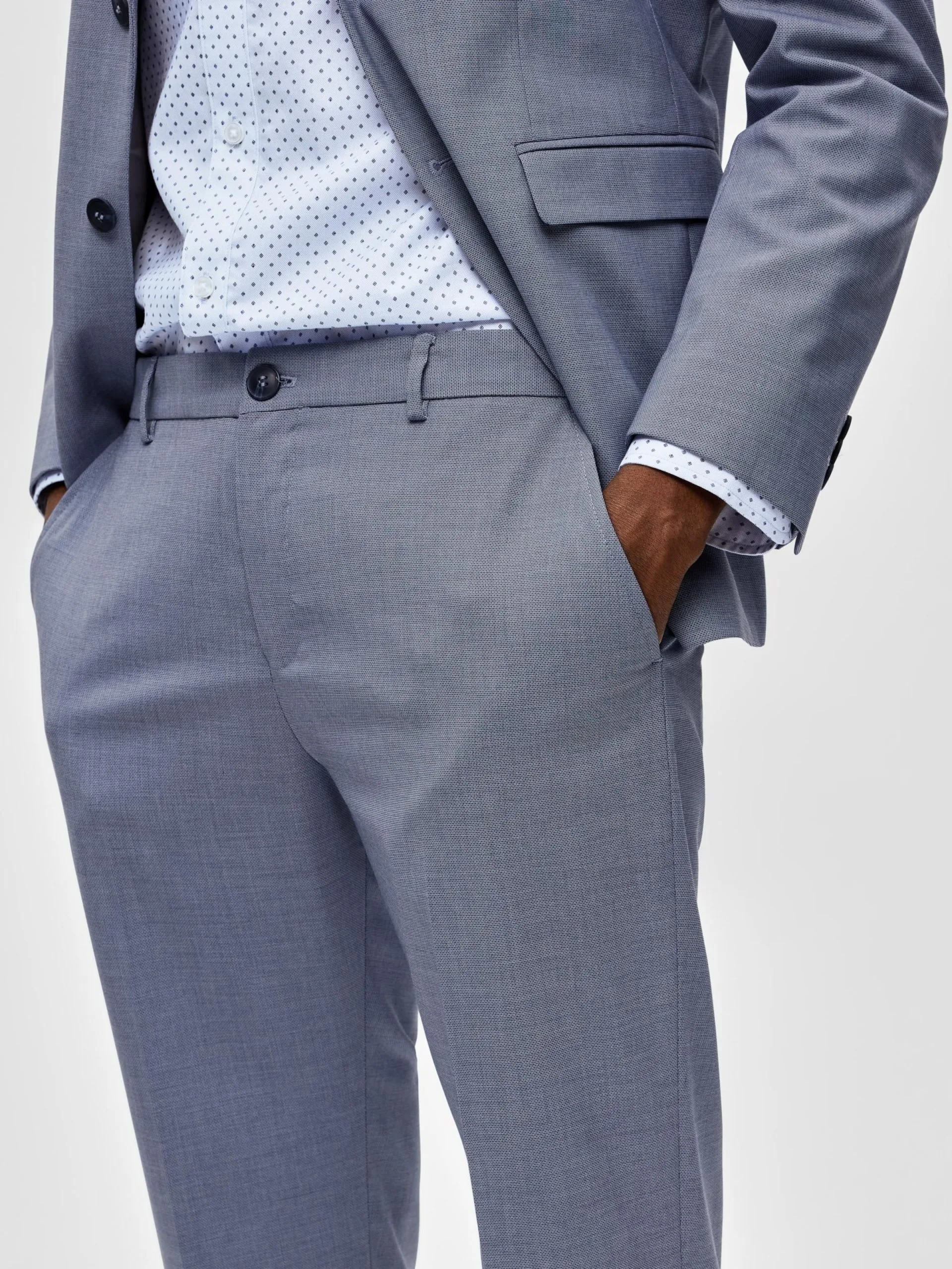 Selected Homme Pantalons Slimfit Pantalon Liam Heren Duifblauw 7 Selected Homme Pantalons Slimfit Pantalon Liam Heren Duifblauw - Afbeelding 5