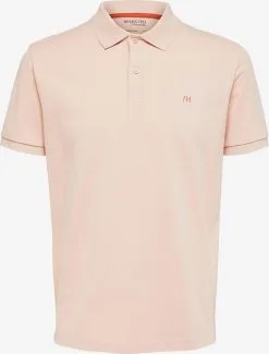Selected Homme Polos Shirt Dante Heren Rosa