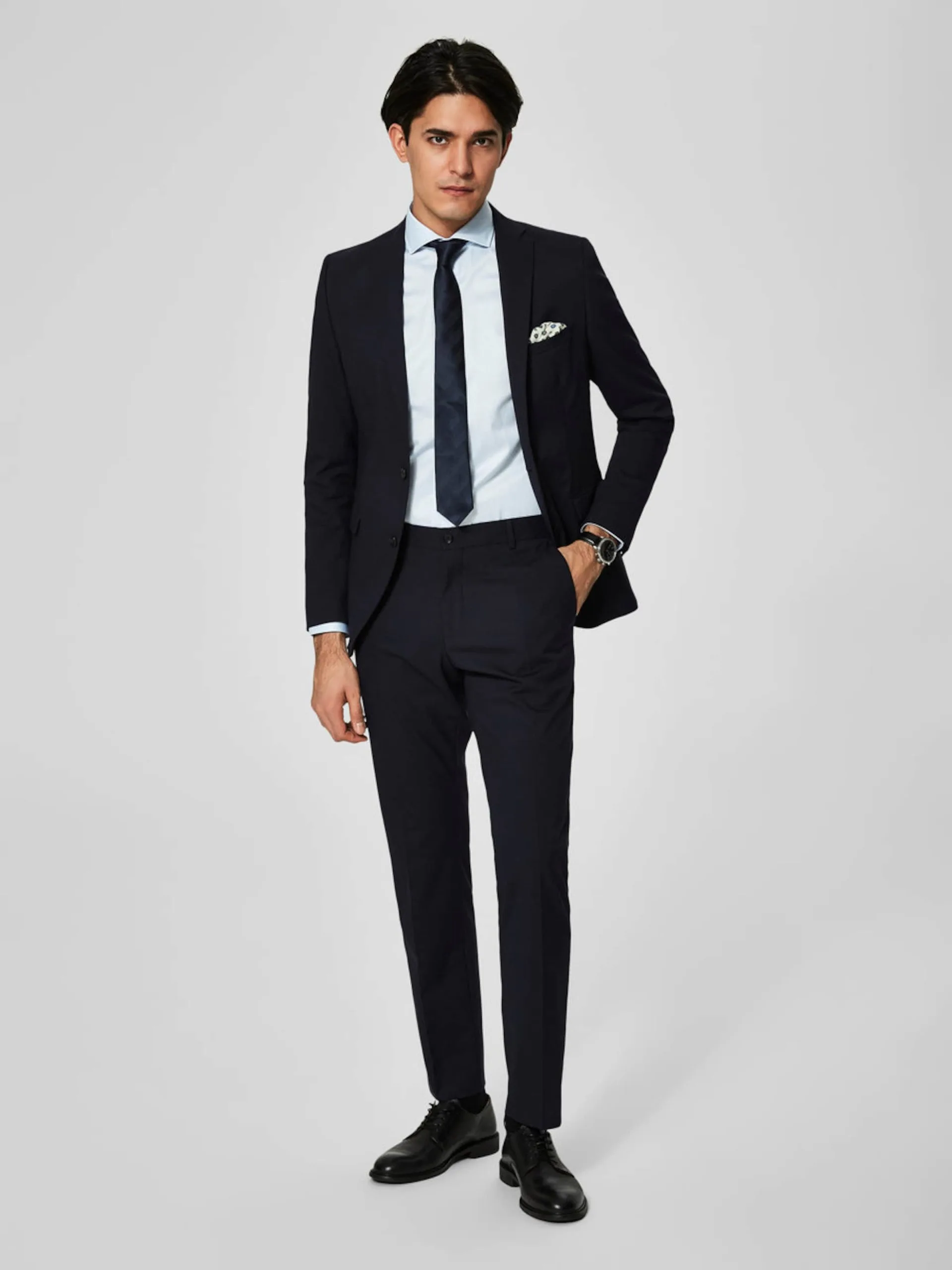 Selected Homme Pantalons Slimfit Pantalon Mylologan Heren Navy 7 Selected Homme Pantalons Slimfit Pantalon Mylologan Heren Navy - Afbeelding 5