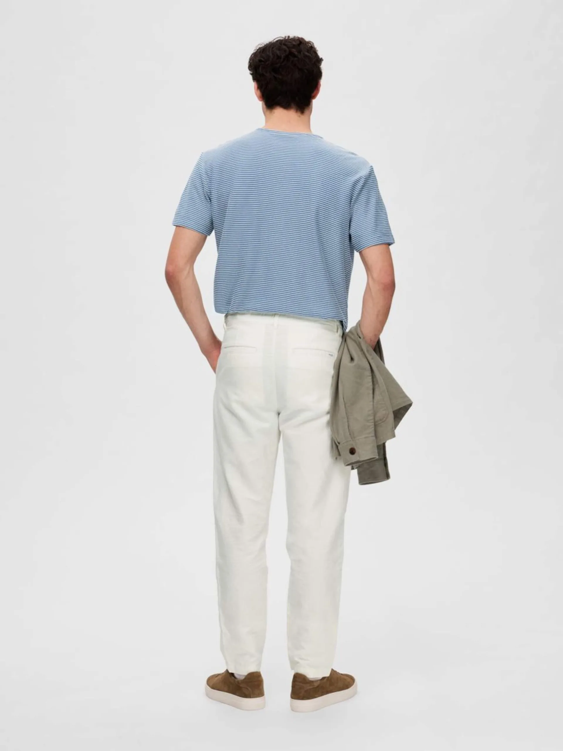 Selected Homme Chinos Regular Chino Heren Wit 5 Selected Homme Chinos Regular Chino Heren Wit - Afbeelding 3
