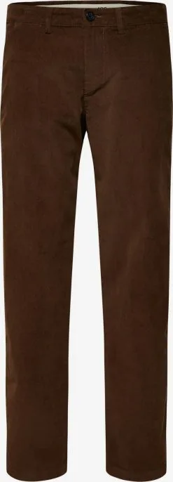 Selected Homme Chinos Regular Chino MILES Heren Bruin