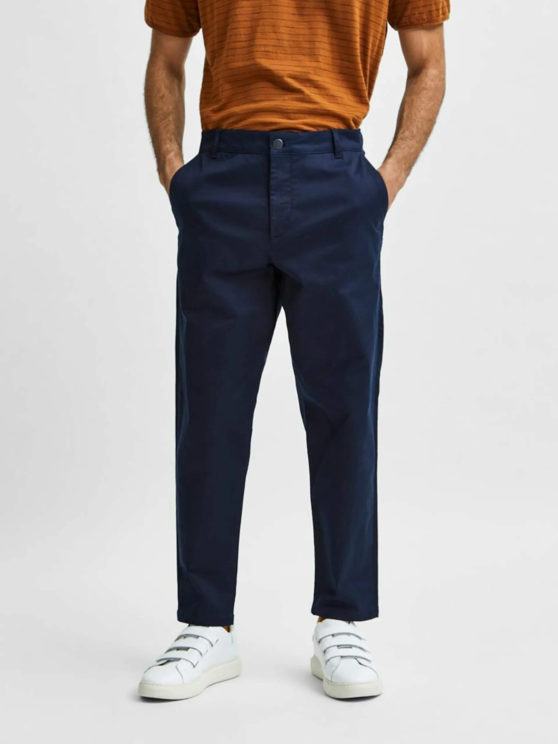 Selected Homme Chinos Slimfit Chino Repton Heren Navy 6 Selected Homme Chinos Slimfit Chino Repton Heren Navy - Afbeelding 4