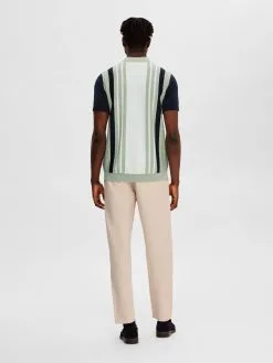 Selected Homme Polos Shirt Mattis Heren Pastelgroen -Selected Homme Groot Warenhuis 779640f563ce281c0fe6e54622b6d2ef