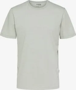 Selected Homme T-shirts Shirt Heren Beige