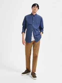 Selected Homme Chinos Regular Chino Heren Donkerbeige -Selected Homme Groot Warenhuis 784c52bf6baea89b03caddc989d8ac26