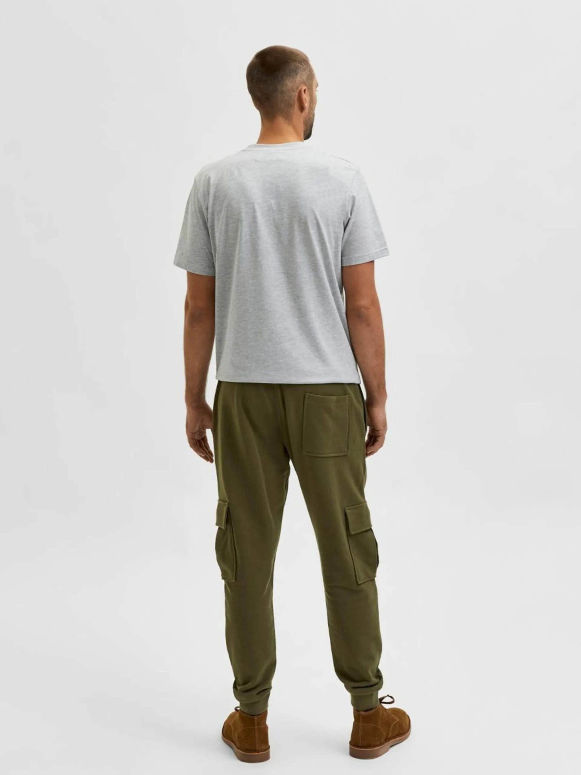 Selected Homme Cargobroeken Tapered Cargobroek Heren Groen 5 Selected Homme Cargobroeken Tapered Cargobroek Heren Groen - Afbeelding 3