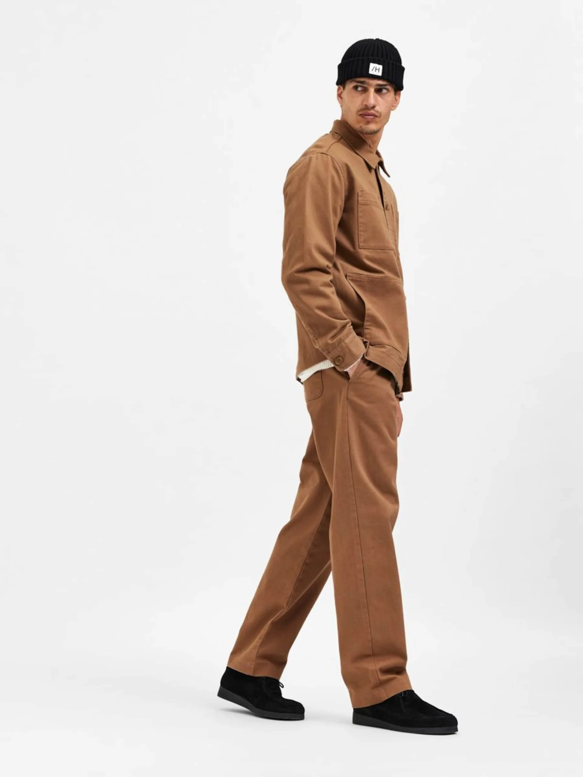 Selected Homme Pantalons Regular Broek Heren Bruin 7 Selected Homme Pantalons Regular Broek Heren Bruin - Afbeelding 5