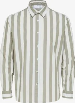 Selected Homme Casual Overhemden Regular Fit Overhemd Redster Heren Rookgrijs