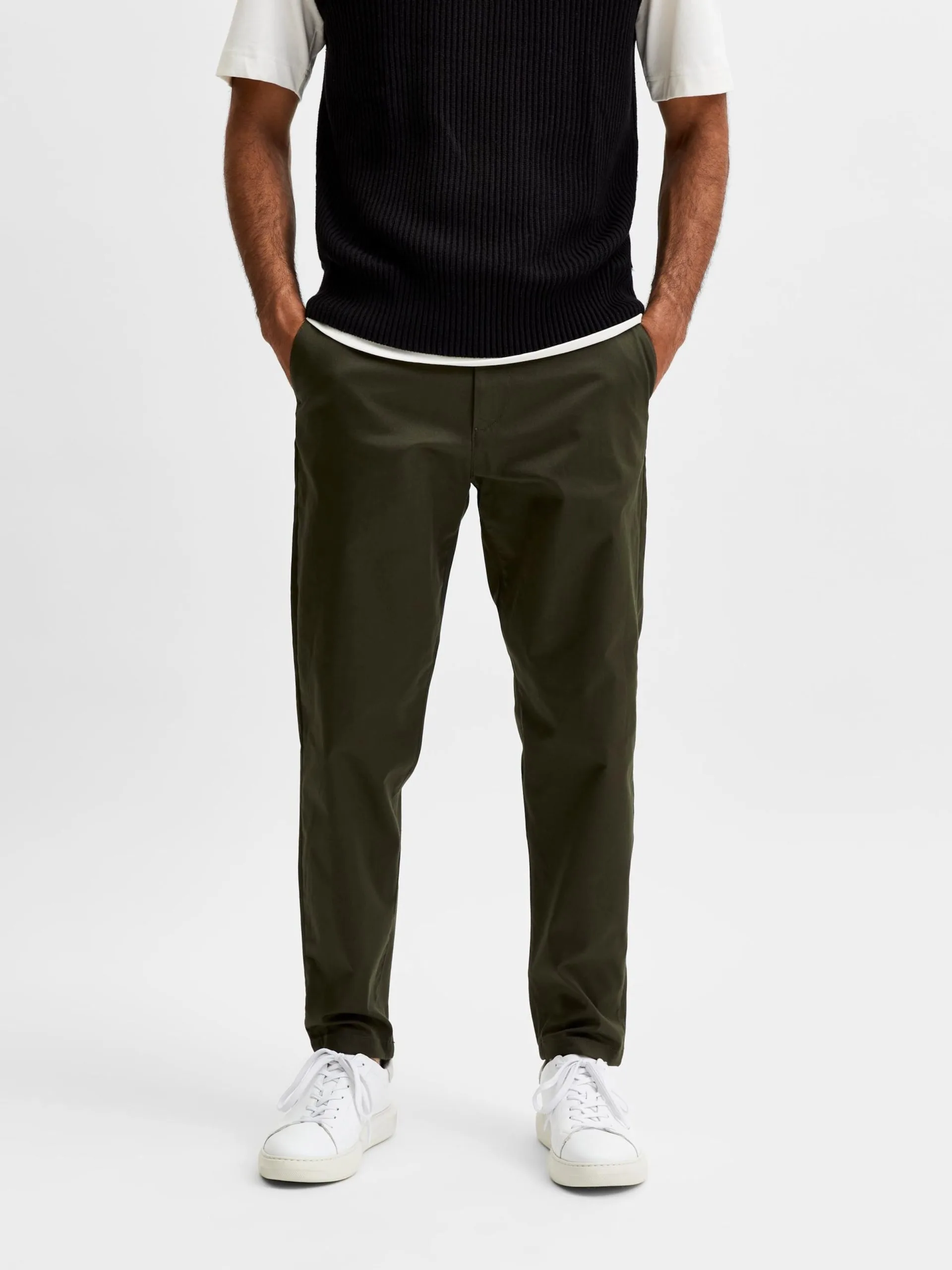 Selected Homme Chinos Regular Chino Repton Heren Spar 4 Selected Homme Chinos Regular Chino Repton Heren Spar - Afbeelding 2