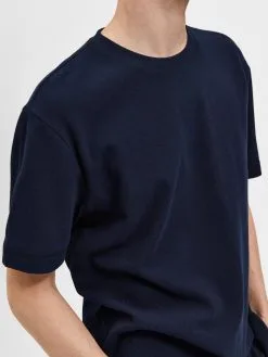 Selected Homme T-shirts Shirt Nolan Heren Navy -Selected Homme Groot Warenhuis 7d214fd775b545710f65fd7741ca9600