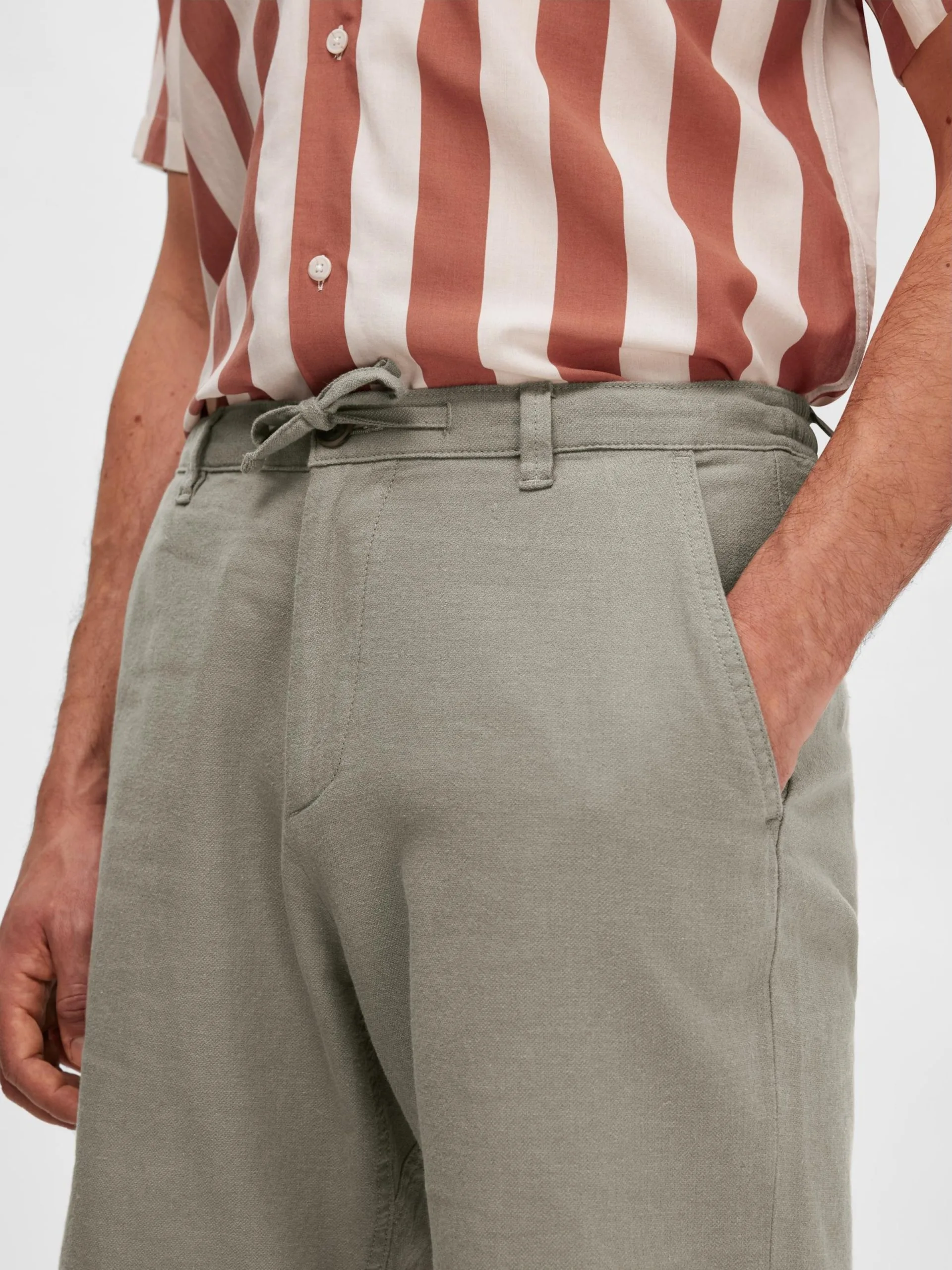 Selected Homme Shorts Regular Broek Brody Heren Grijs 8 Selected Homme Shorts Regular Broek Brody Heren Grijs - Afbeelding 6