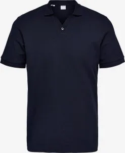 Selected Homme Polos Shirt JOSEPH Heren Nachtblauw