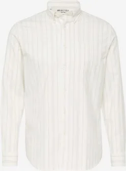 Selected Homme Casual Overhemden Regular Fit Overhemd RICK Heren Wit