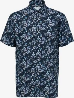 Selected Homme Casual Overhemden Regular Fit Overhemd ALFRED Heren Blauw / Nachtblauw / Lichtblauw
