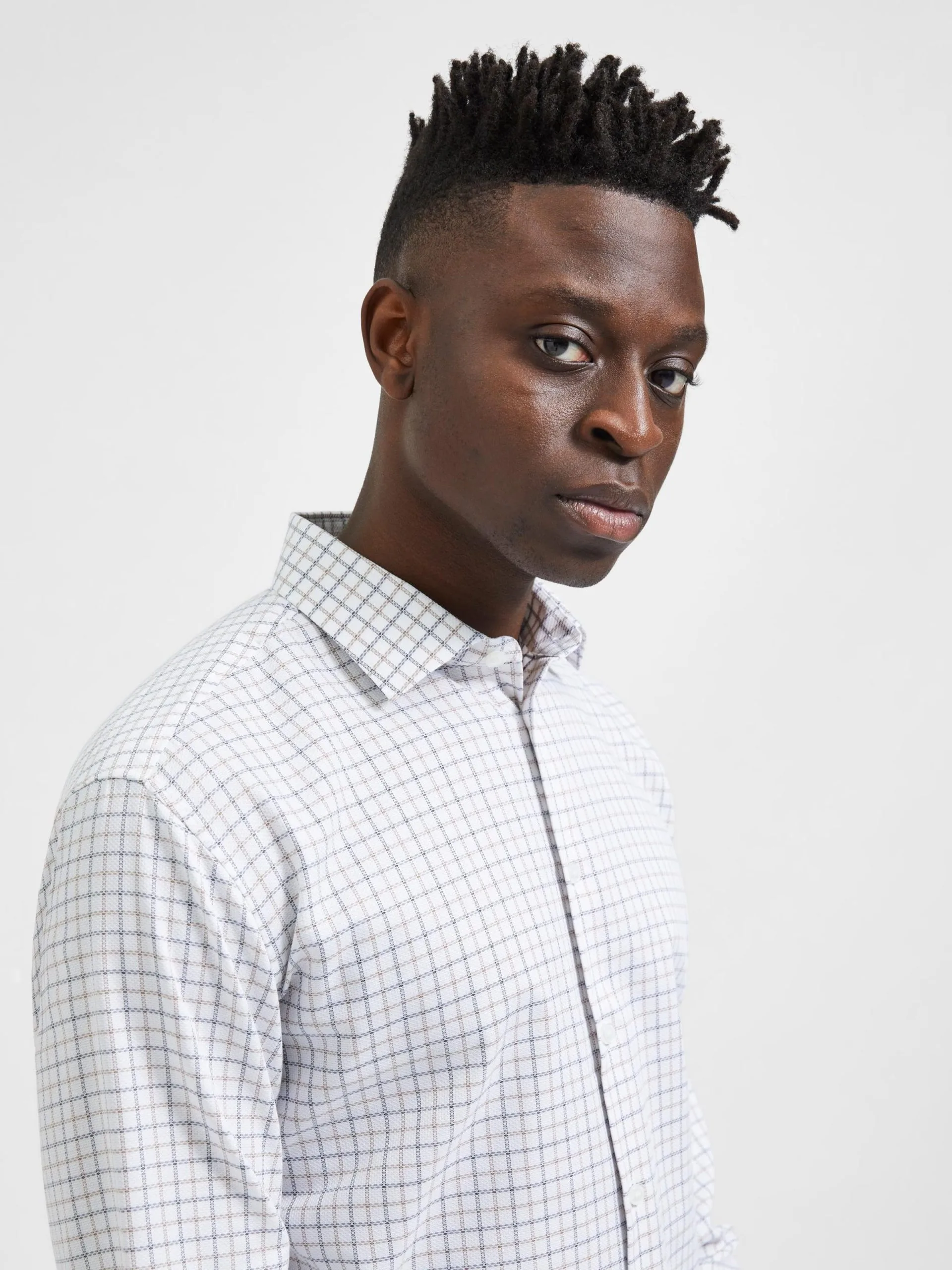 Selected Homme Geruite Overhemden Regular Fit Overhemd Heren Wit 8 Selected Homme Geruite Overhemden Regular Fit Overhemd Heren Wit - Afbeelding 6