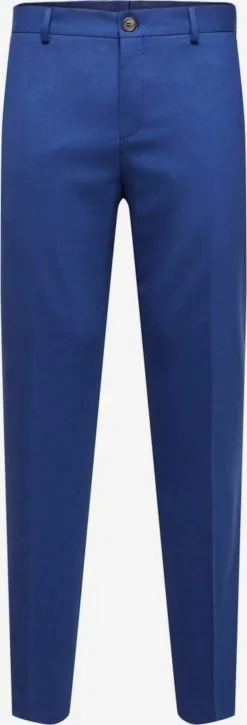 Selected Homme Pantalons Slimfit Broek Neil Heren Donkerblauw