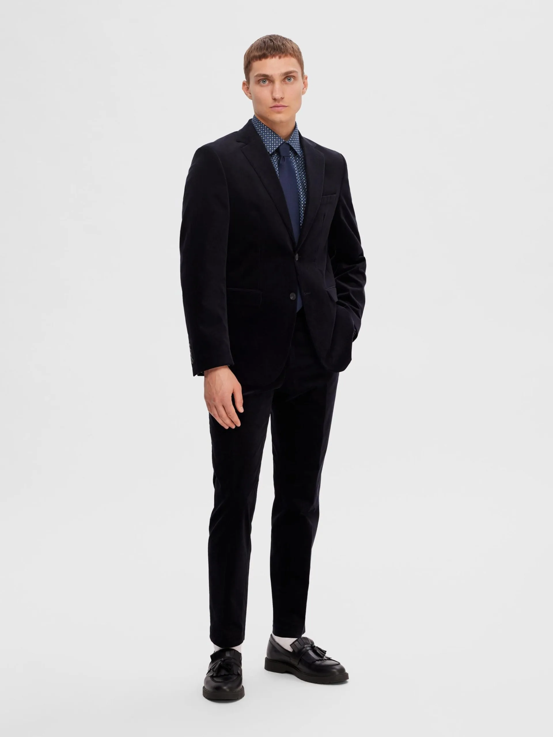 Selected Homme Casual Overhemden Regular Fit Overhemd Ethan Heren Blauw / Navy 5 Selected Homme Casual Overhemden Regular Fit Overhemd Ethan Heren Blauw / Navy - Afbeelding 3