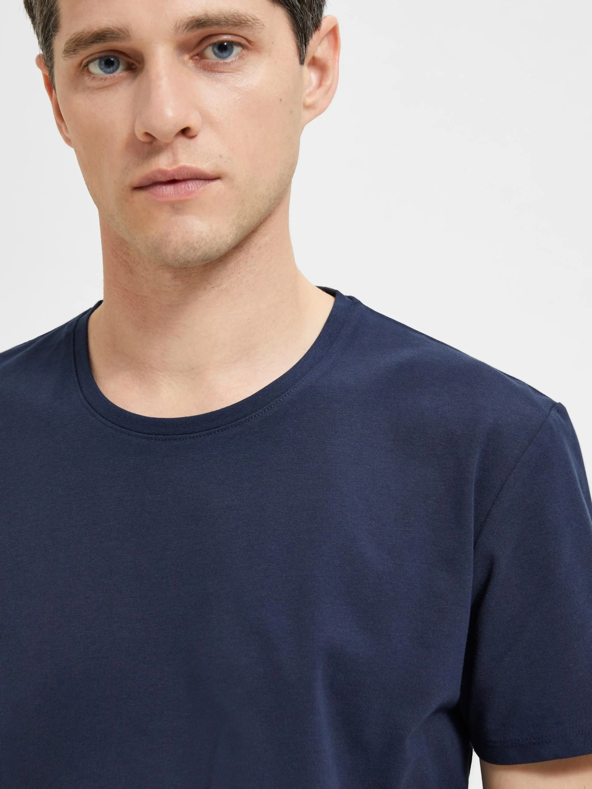 Selected Homme T-shirts Shirt Ael Heren Navy 8 Selected Homme T-shirts Shirt Ael Heren Navy - Afbeelding 6