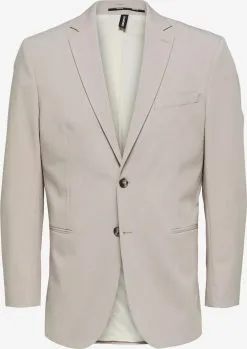 Selected Homme Blazers Regular Fit Colbert LIAM Heren Taupe