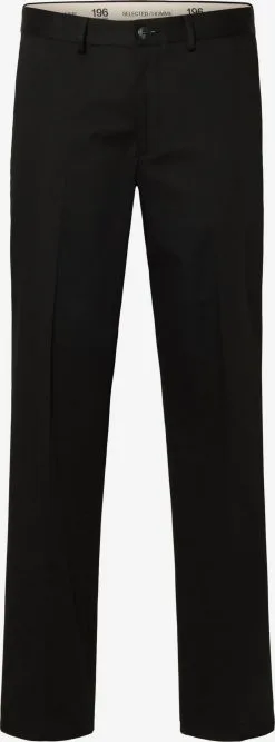 Selected Homme Pantalons Regular Pantalon WILLIAM Heren Zwart