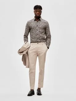 Selected Homme Pantalons Slimfit Pantalon Liam Heren Taupe -Selected Homme Groot Warenhuis 92782d55d8cb9983986d9c3ed99bd638
