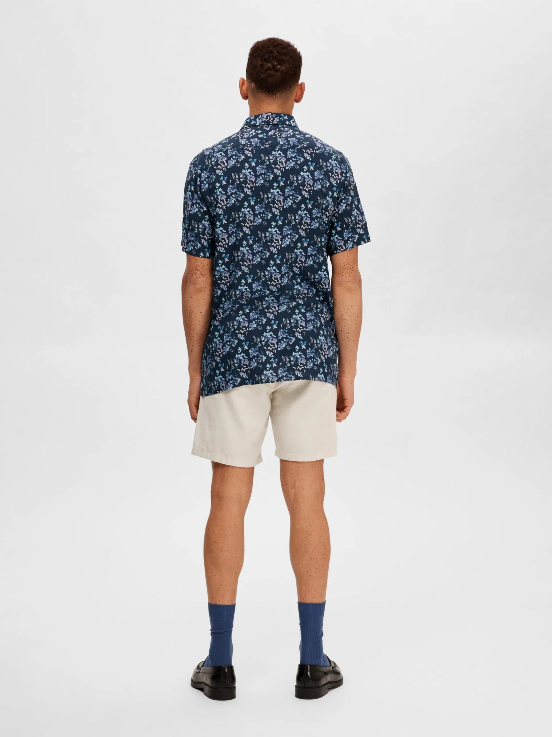 Selected Homme Casual Overhemden Regular Fit Overhemd ALFRED Heren Blauw / Nachtblauw / Lichtblauw 7 Selected Homme Casual Overhemden Regular Fit Overhemd ALFRED Heren Blauw / Nachtblauw / Lichtblauw - Afbeelding 5