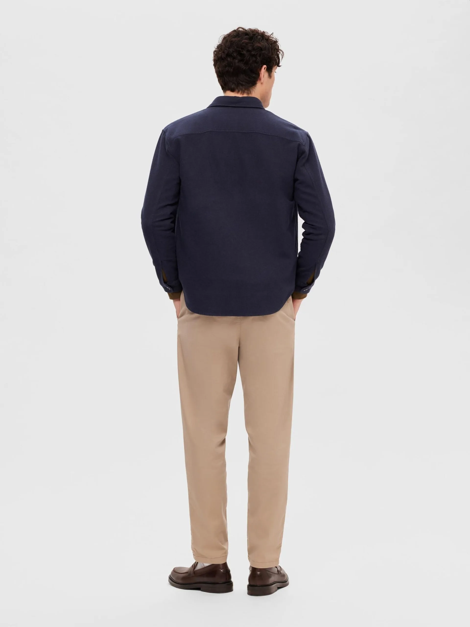 Selected Homme Casual Overhemden Comfort Fit Overhemd Mason Heren Navy 5 Selected Homme Casual Overhemden Comfort Fit Overhemd Mason Heren Navy - Afbeelding 3