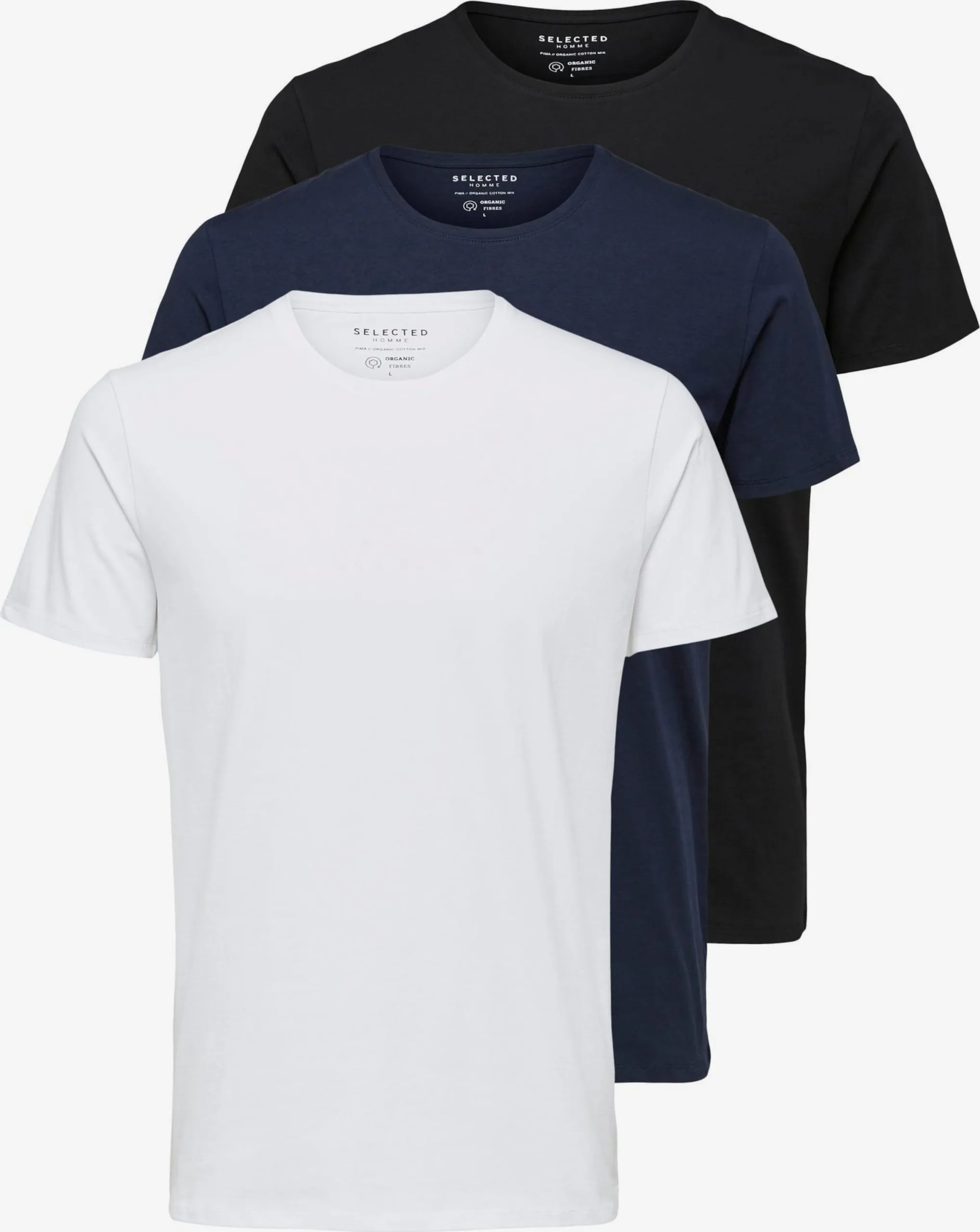 Selected Homme T-shirts Shirt Heren Gemengde Kleuren 3 Selected Homme T-shirts Shirt Heren Gemengde Kleuren