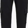 Selected Homme Cargobroeken Tapered Cargobroek Ros Heren Zwart