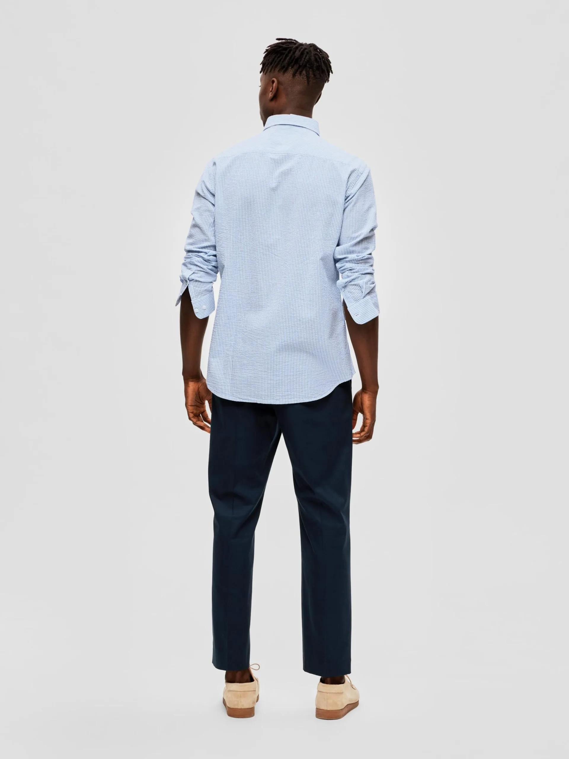 Selected Homme Casual Overhemden Regular Fit Overhemd Reil Heren Lichtblauw 7 Selected Homme Casual Overhemden Regular Fit Overhemd Reil Heren Lichtblauw - Afbeelding 5