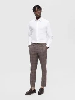 Selected Homme Chinos Slimfit Chino Heren Donkerbeige -Selected Homme Groot Warenhuis 98a1c969aa14f75925f3de3f45f8a8a8