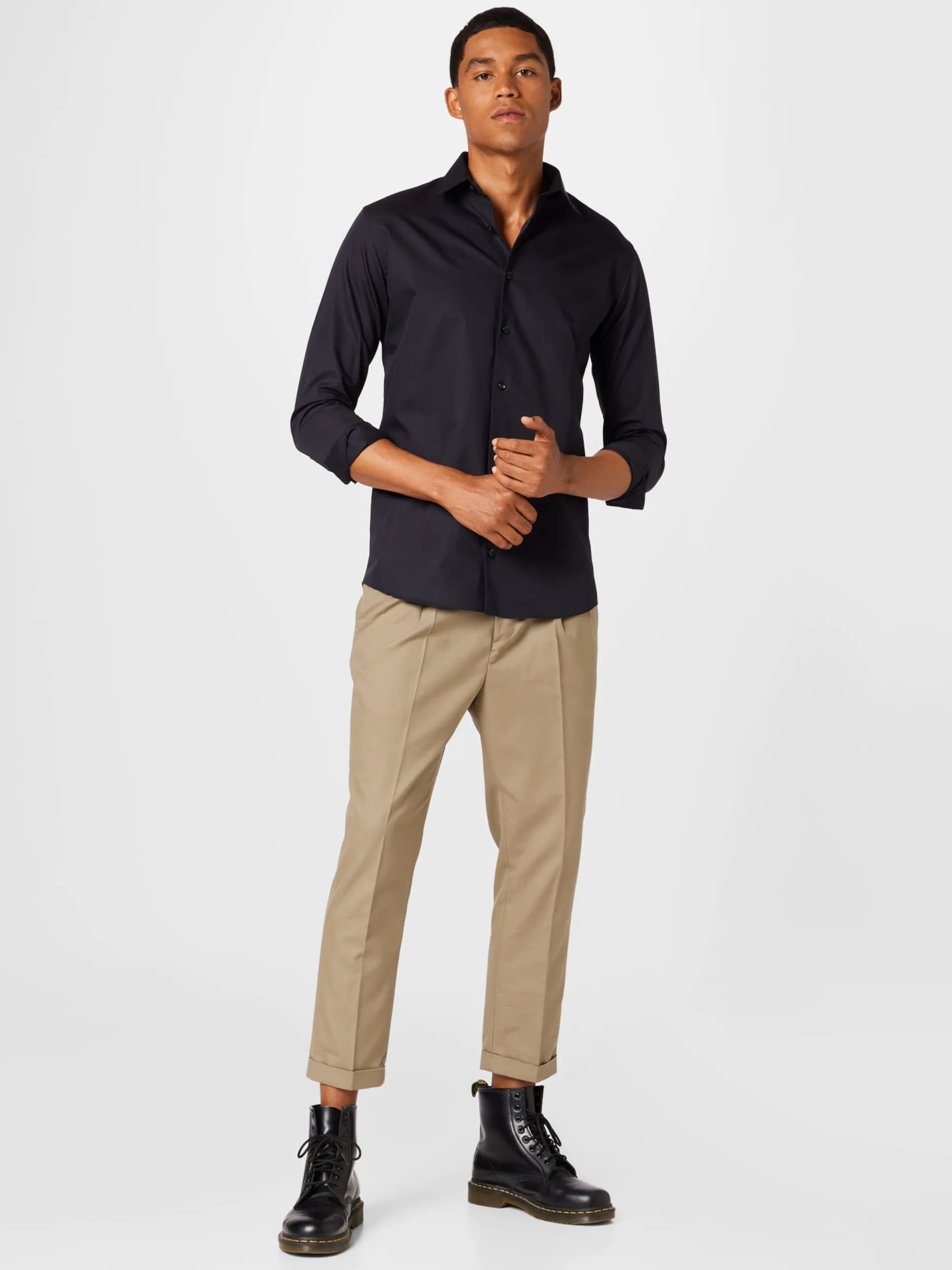 Selected Homme Zakelijke Overhemden Regular Fit Zakelijk Overhemd Ethan Heren Zwart 6 Selected Homme Zakelijke Overhemden Regular Fit Zakelijk Overhemd Ethan Heren Zwart - Afbeelding 4