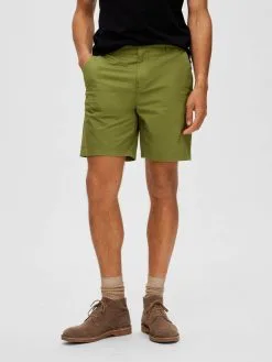 Selected Homme Chino Shorts Regular Chino Heren Riet