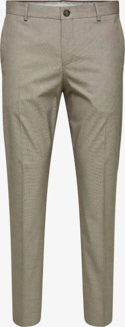 Selected Homme Pantalons Regular Pantalon Liam Heren Chocoladebruin