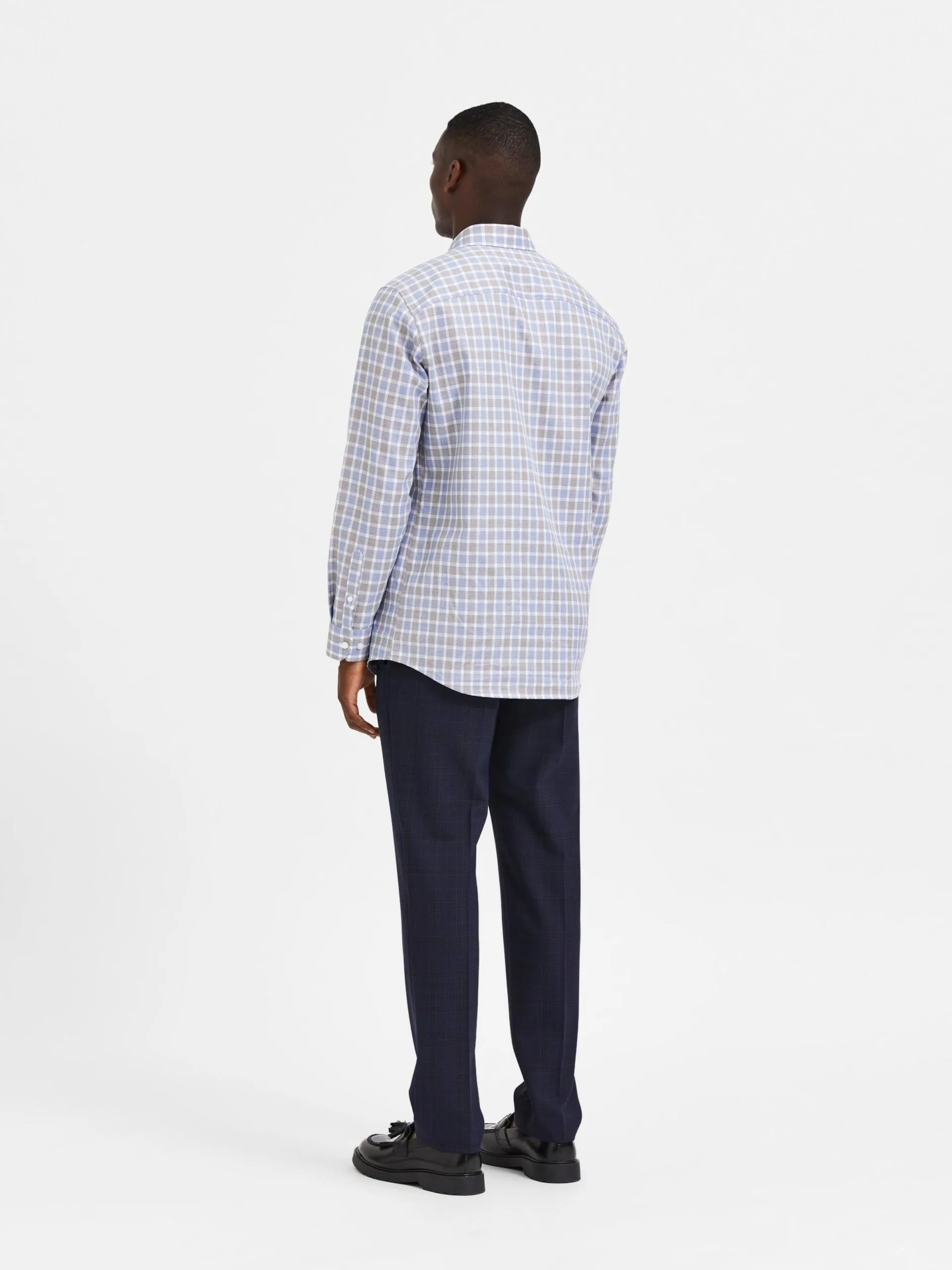 Selected Homme Geruite Overhemden Regular Fit Overhemd Heren Lichtbruin 7 Selected Homme Geruite Overhemden Regular Fit Overhemd Heren Lichtbruin - Afbeelding 5