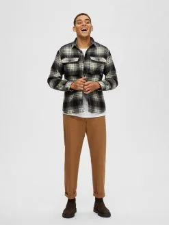 Selected Homme Geruite Overhemden Regular Fit Overhemd Heren Zwart -Selected Homme Groot Warenhuis 9ed7f952742080c36723cbcca1df6804