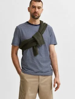 Selected Homme T-shirts Shirt Norman Heren Navy -Selected Homme Groot Warenhuis 9f2cf9687a18b0fb3d75f623d5f76480