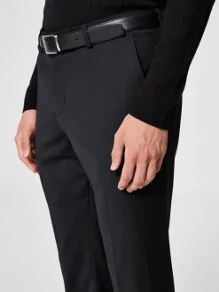 Selected Homme Pantalons Slimfit Bandplooibroek Heren Zwart -Selected Homme Groot Warenhuis a3ee50d1c7701ffba4f4a6b938467b3f