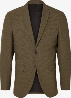 Selected Homme Blazers Slim Fit Colbert Liam Heren Olijfgroen