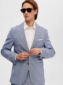 Selected Homme Blazers Slim Fit Colbert Ryde Heren Marine / Hemelsblauw -Selected Homme Groot Warenhuis ab3be0c8d25c12a8c6c7708cc0bc0e0f