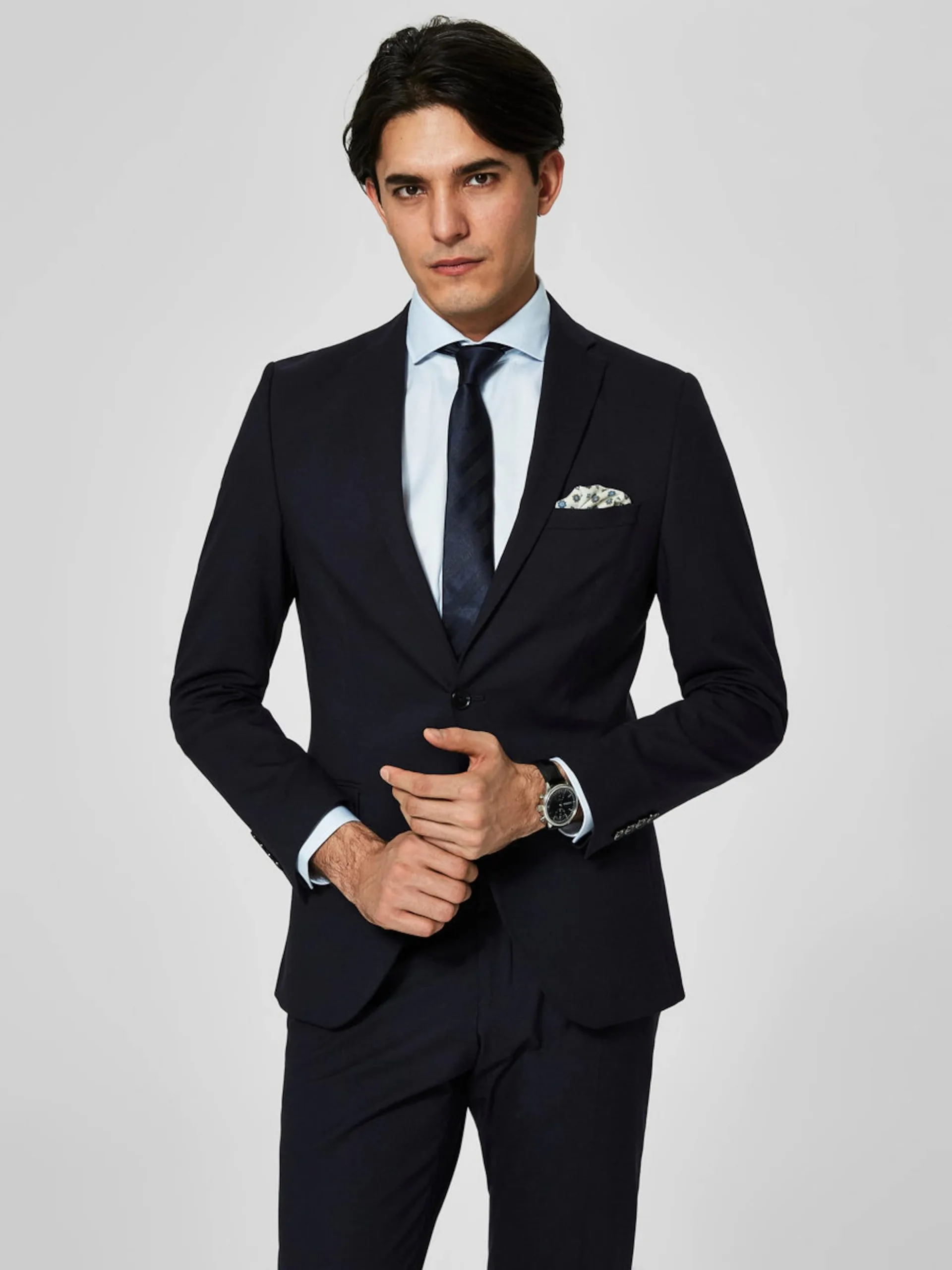 Selected Homme Blazers Slim Fit Colbert New One Heren Navy 6 Selected Homme Blazers Slim Fit Colbert New One Heren Navy - Afbeelding 4