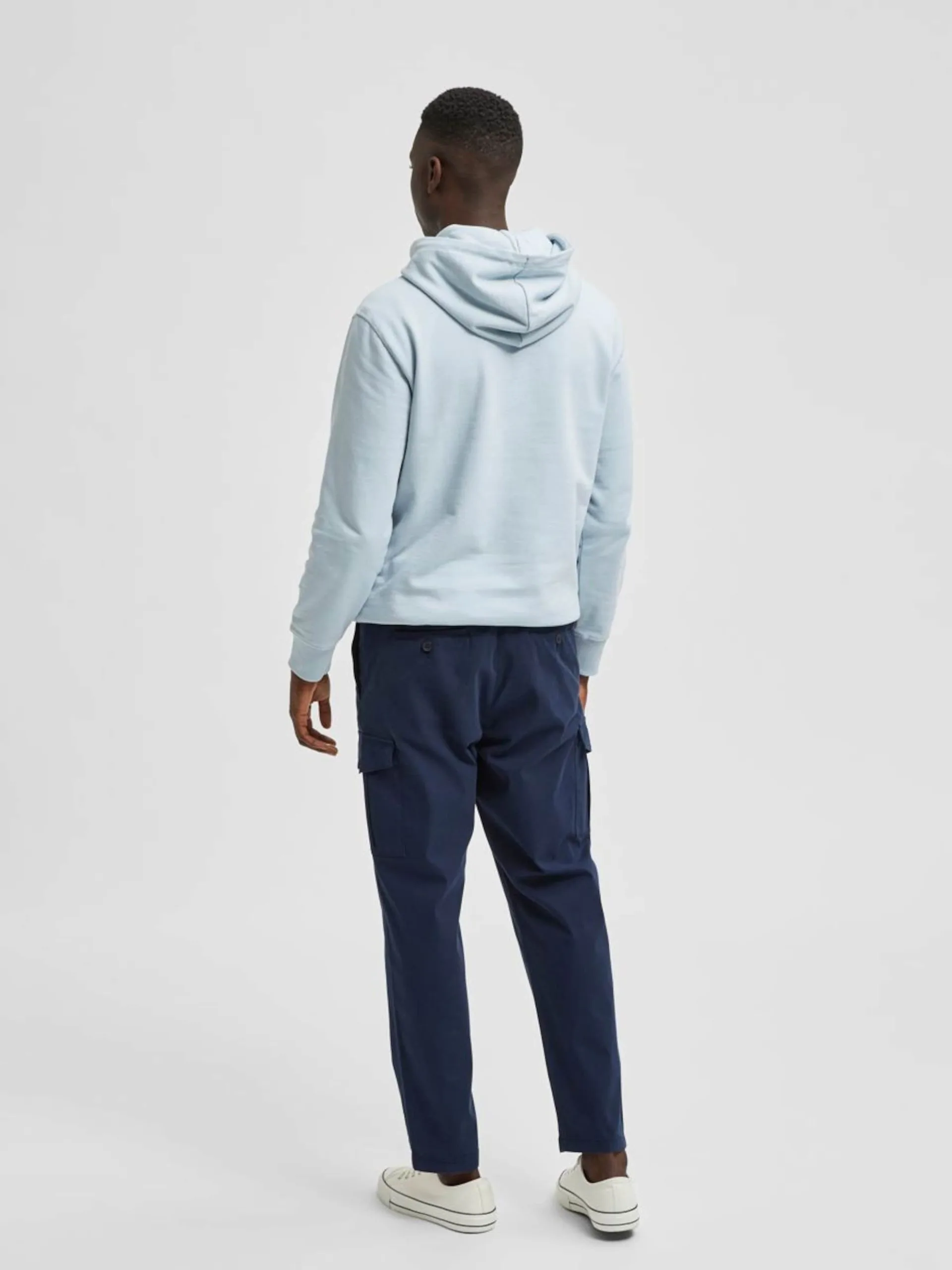 Selected Homme Cargobroeken Regular Cargobroek Heren Navy 6 Selected Homme Cargobroeken Regular Cargobroek Heren Navy - Afbeelding 4