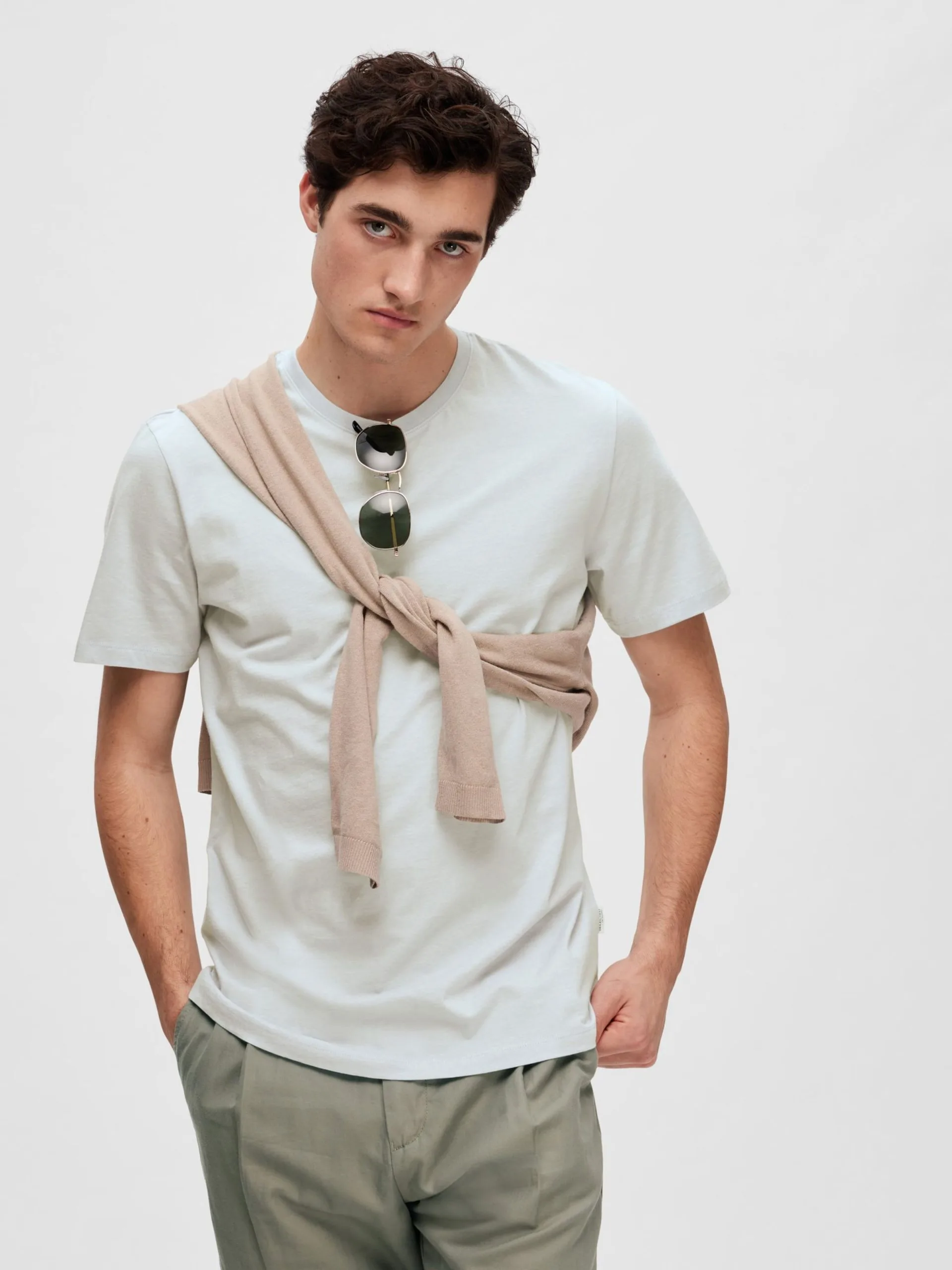 Selected Homme T-shirts Shirt Heren Lichtblauw 7 Selected Homme T-shirts Shirt Heren Lichtblauw - Afbeelding 5