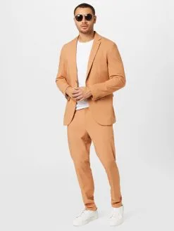 Selected Homme Pakken & Kostuums Slimfit Pak LIAM Heren Sand -Selected Homme Groot Warenhuis b0e158948a0035e8be805945f15a4757