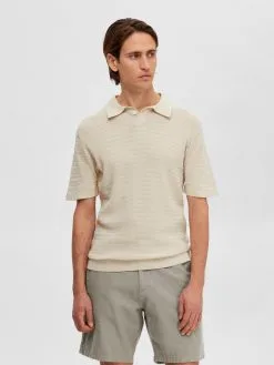 Selected Homme Polos Shirt Heren Beige -Selected Homme Groot Warenhuis b2a0a142fb96a1a9f61b543f14474bcb