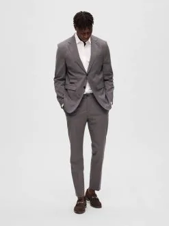 Selected Homme Blazers Regular Fit Colbert Heren Grijs -Selected Homme Groot Warenhuis b3a341b79cc2439ac3efbb80f92c405b