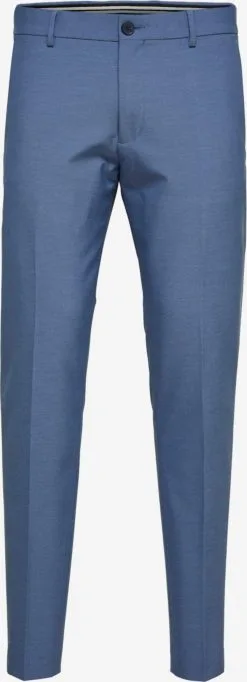Selected Homme Chinos Slimfit Chino Josh Heren Duifblauw