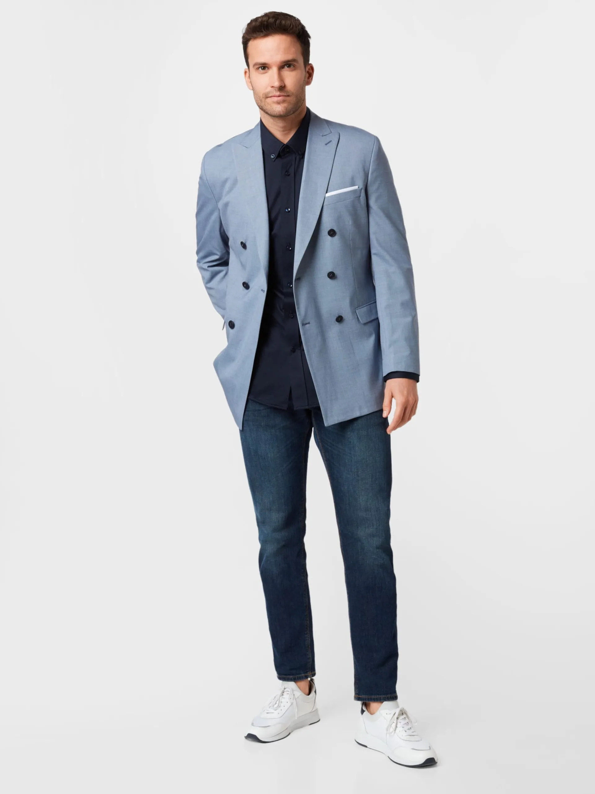Selected Homme Colberts Regular Fit Business-colbert LOGAN Heren Smoky Blue 7 Selected Homme Colberts Regular Fit Business-colbert LOGAN Heren Smoky Blue - Afbeelding 5